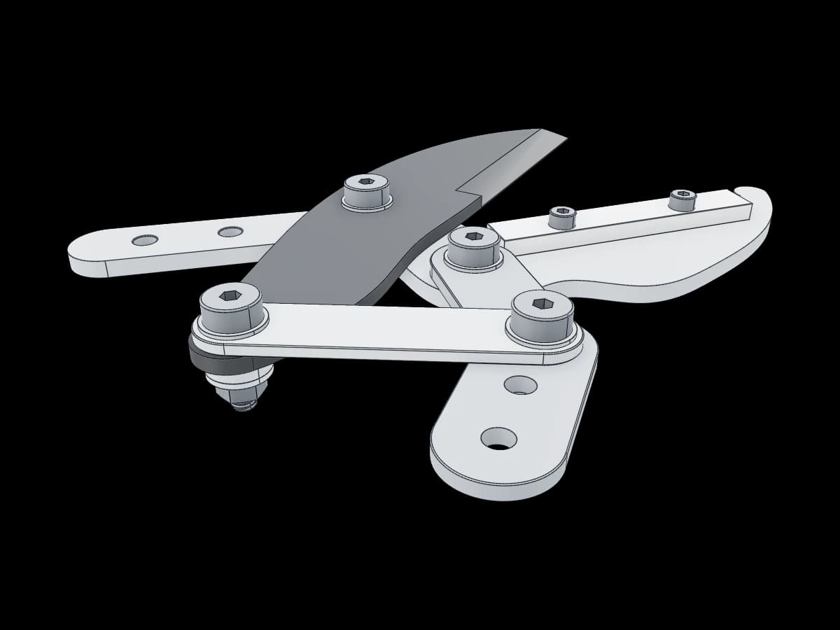 Pruning Shear Mechanism
