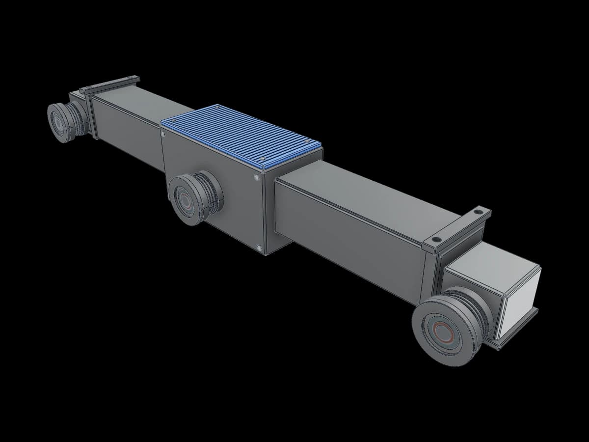Triple Lens Camera Rig
