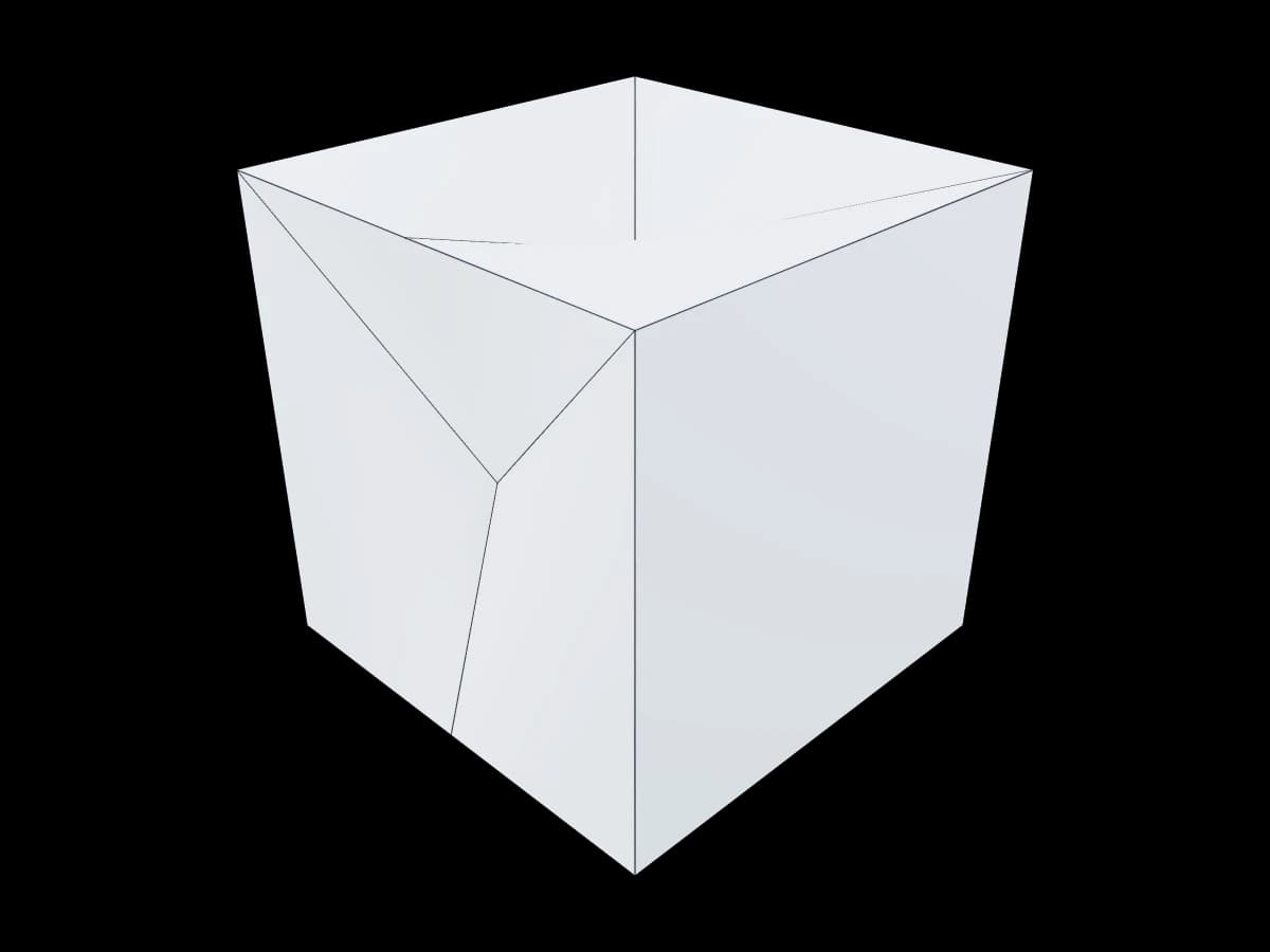 Geometric Y-Pattern Block