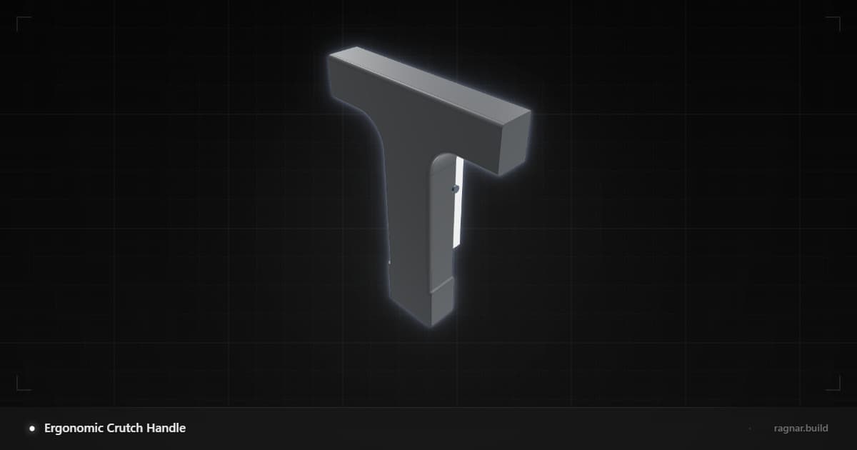 Ergonomic Crutch Handle