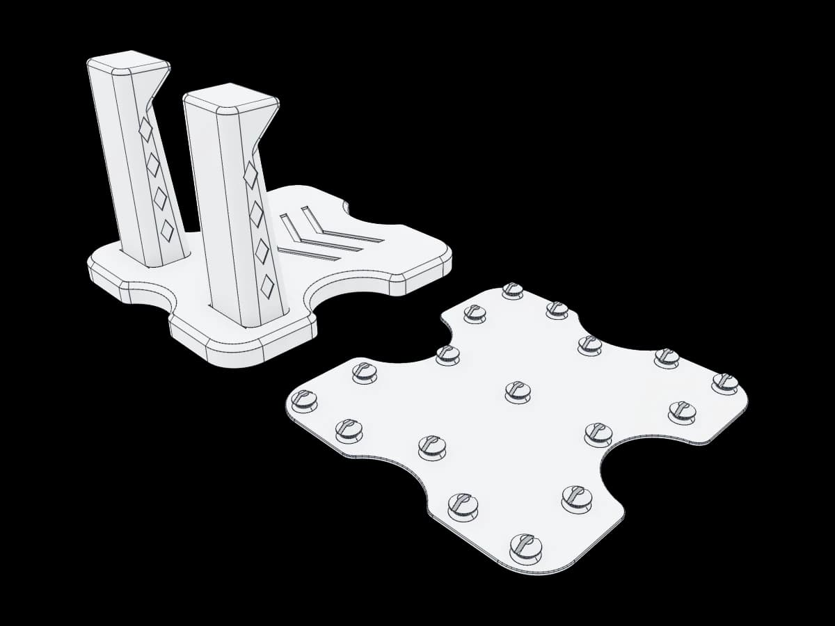 Gamepad holder joint