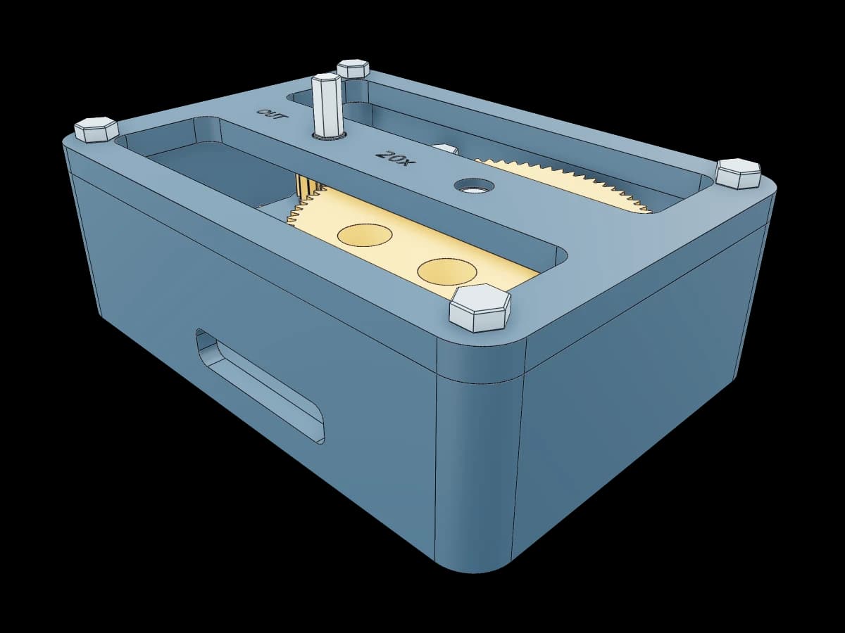 Compact Speed Increaser Gearbox