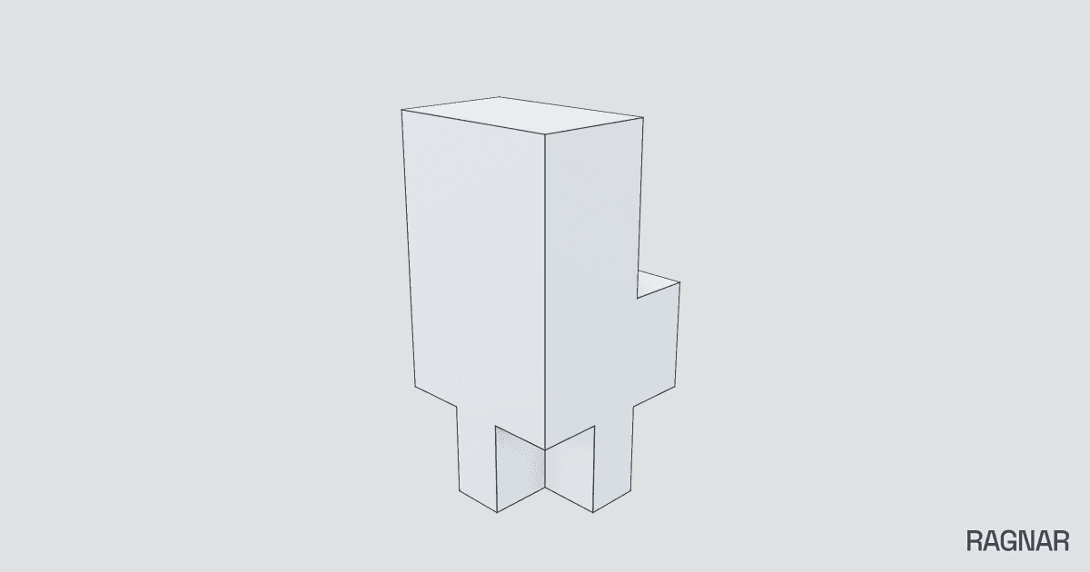 Cross-shaped Base Part