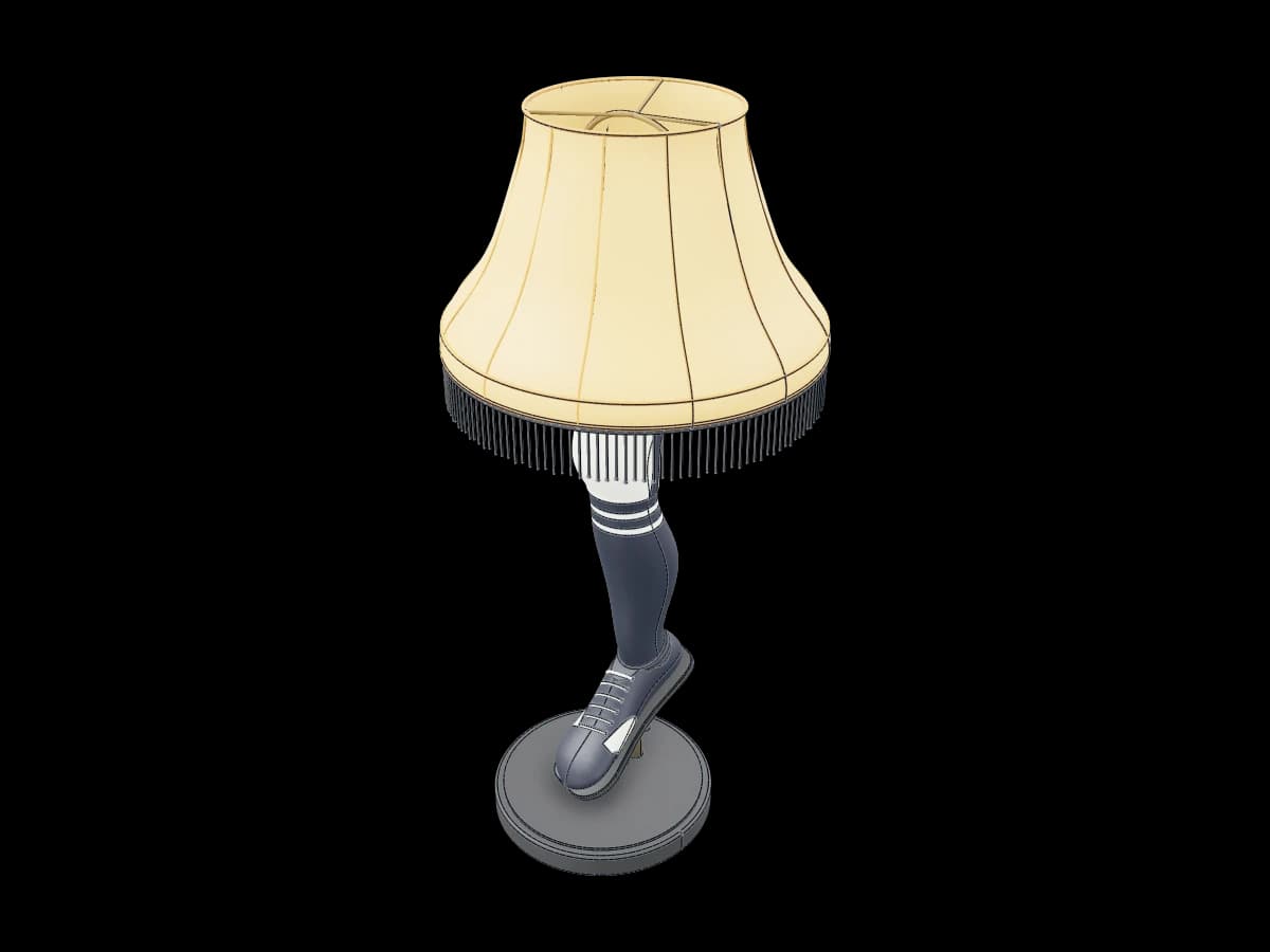 Football Player Leg Lamp