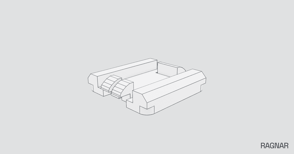 SlimFlex mounting clip