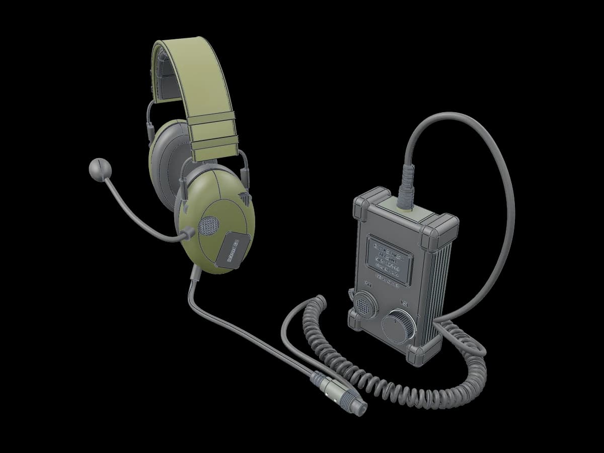 Tactical Headset with Controller