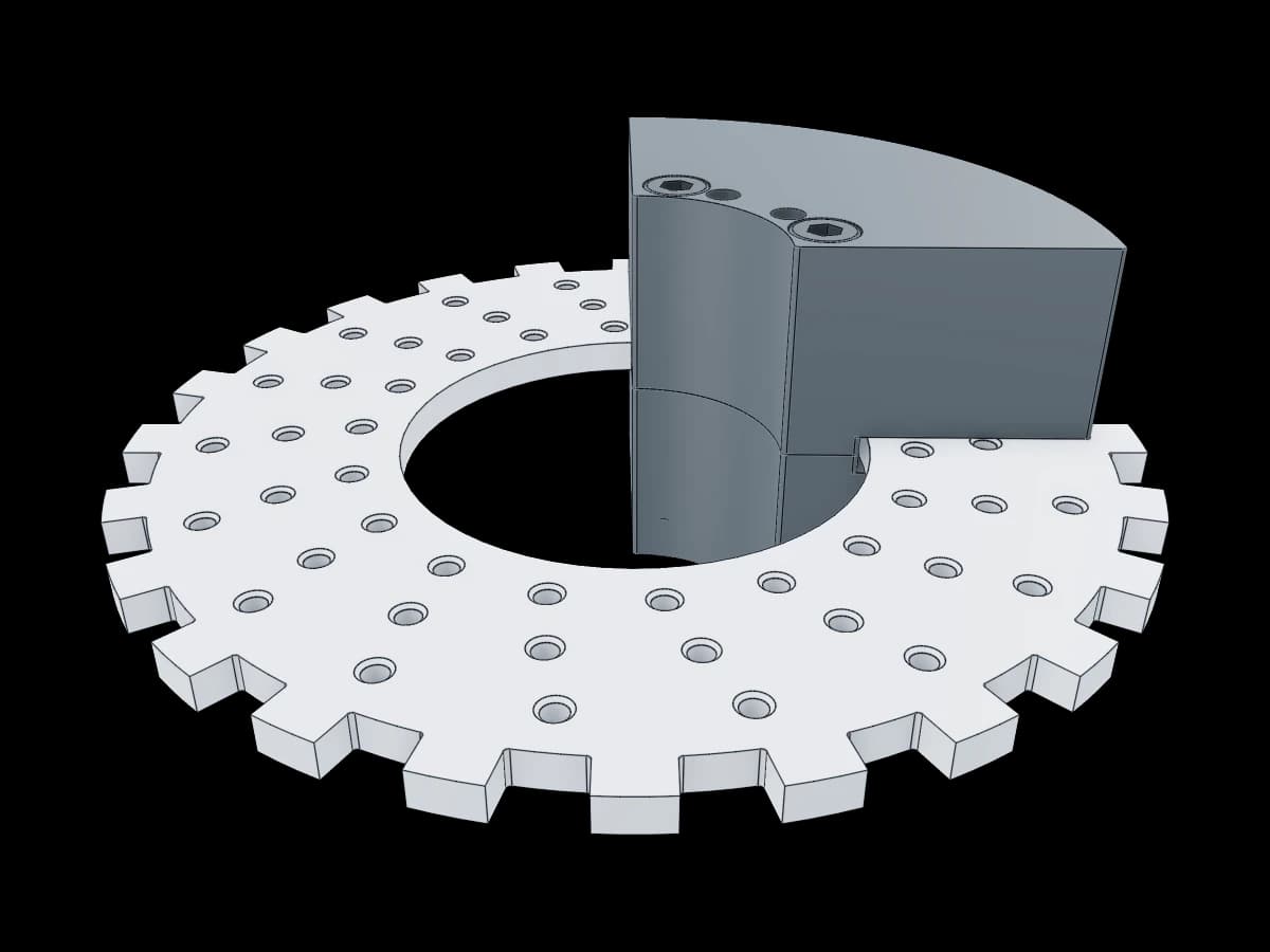 Compact Split Brake Caliper