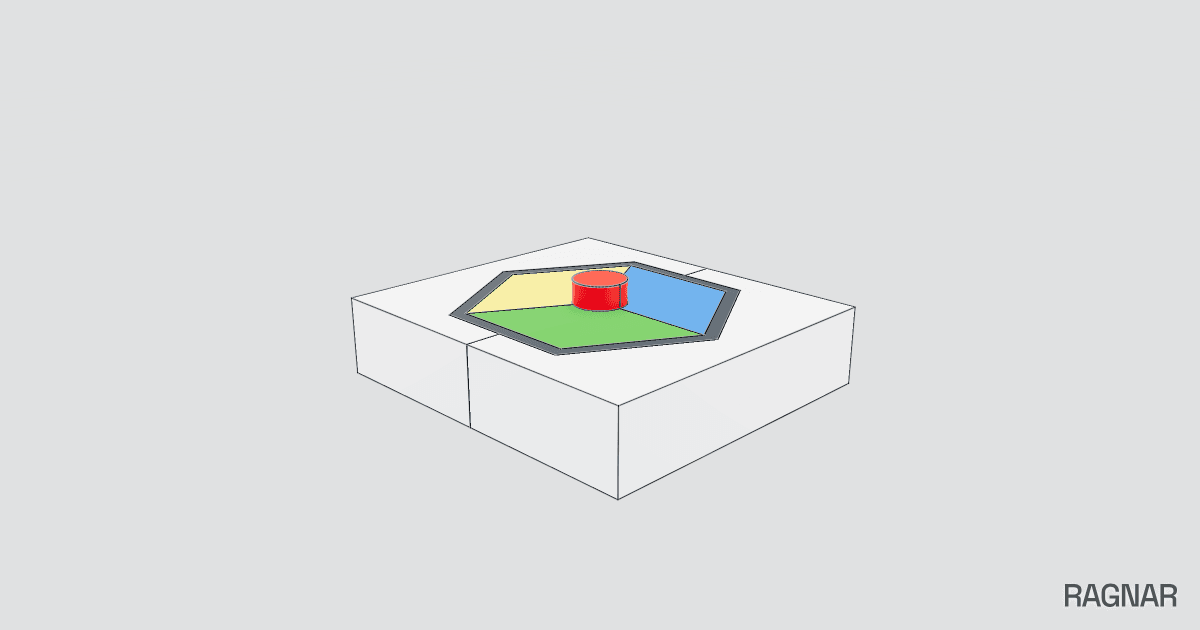 Hexagon storage mold