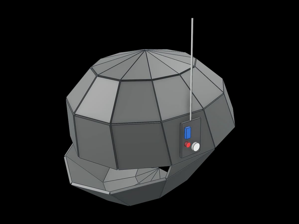 Adult Helmet Template