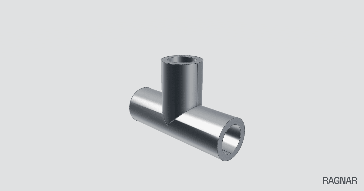 Cylindrical T-Joint Fitting
