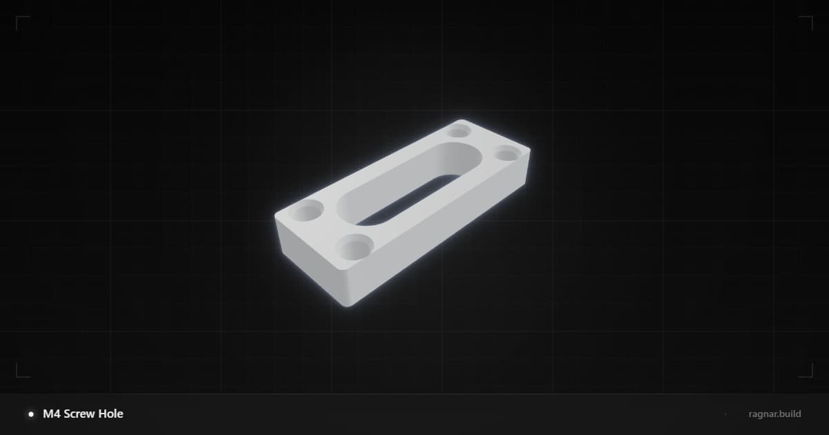M4 Screw Hole
