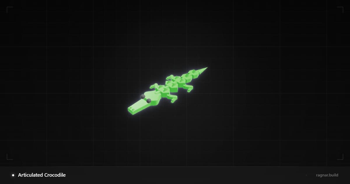 Articulated Crocodile