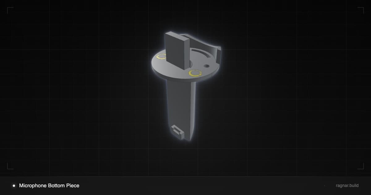 Microphone Bottom Piece