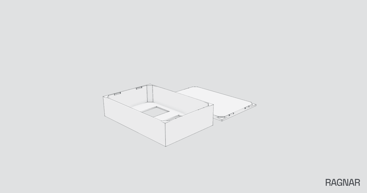 Ventilated panel box