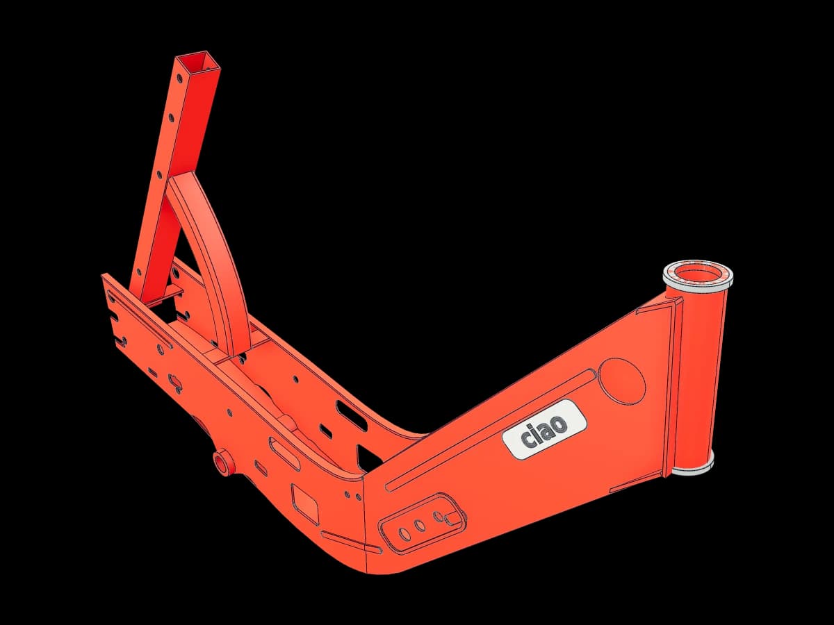 Moped Frame Display Model