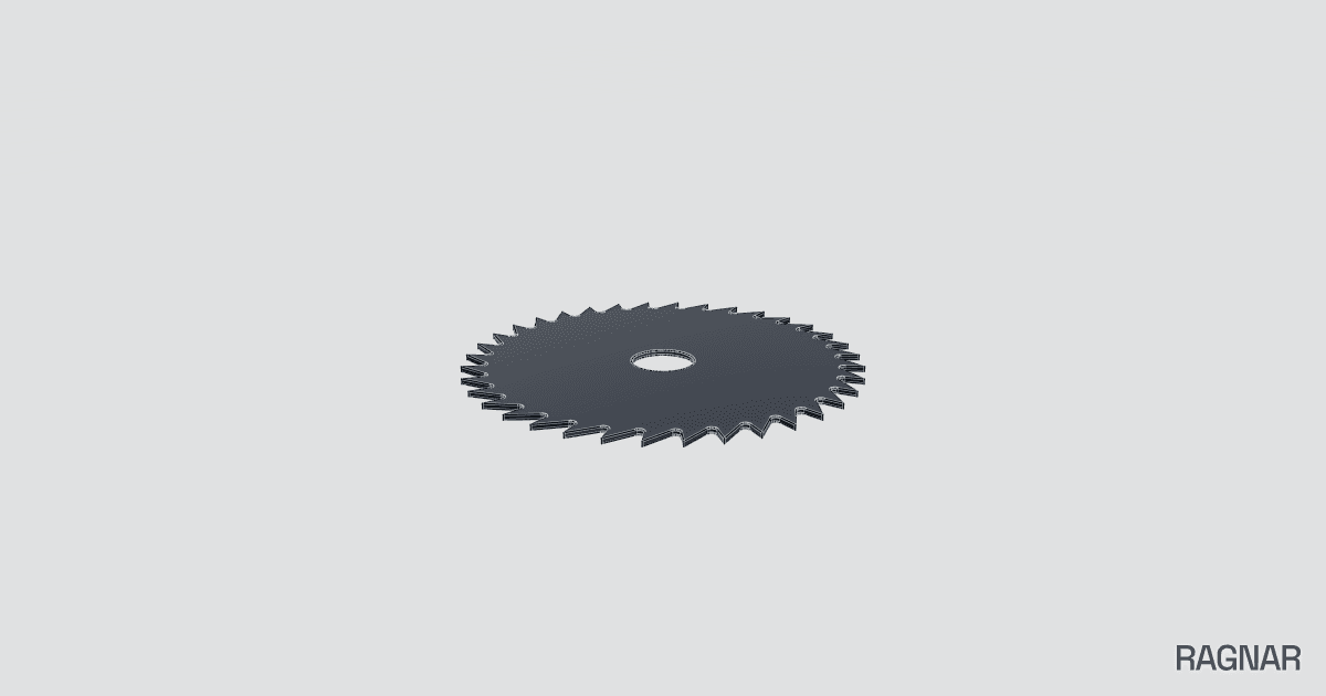 Spherical saw blade
