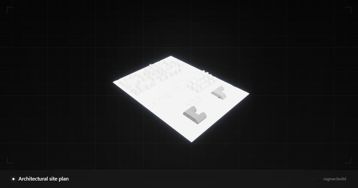 Architectural site plan