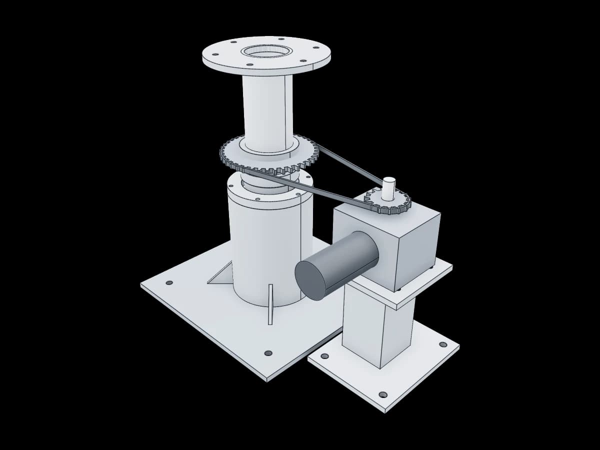 Vertical Rotating Column