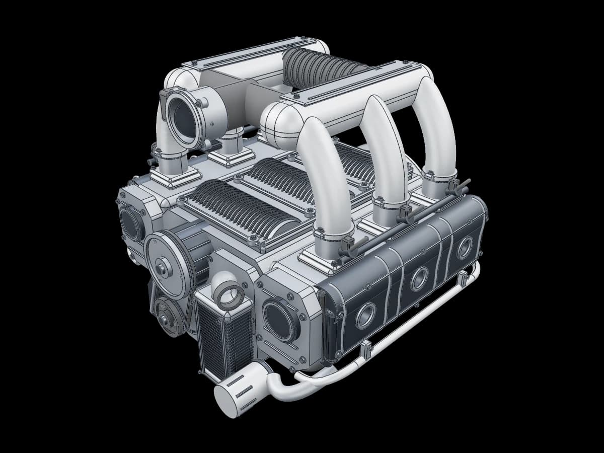 Porsche Flat-Six Engine