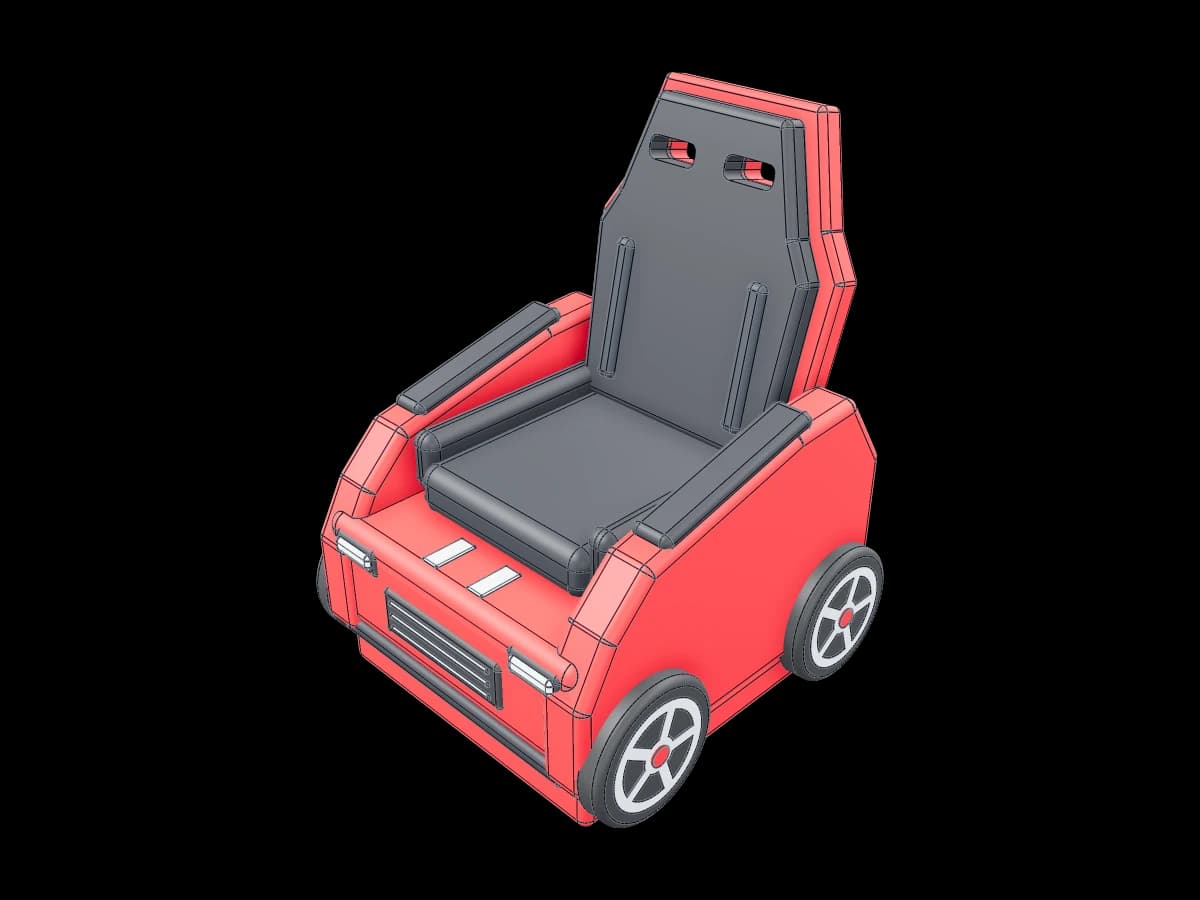 Car Shaped Chair