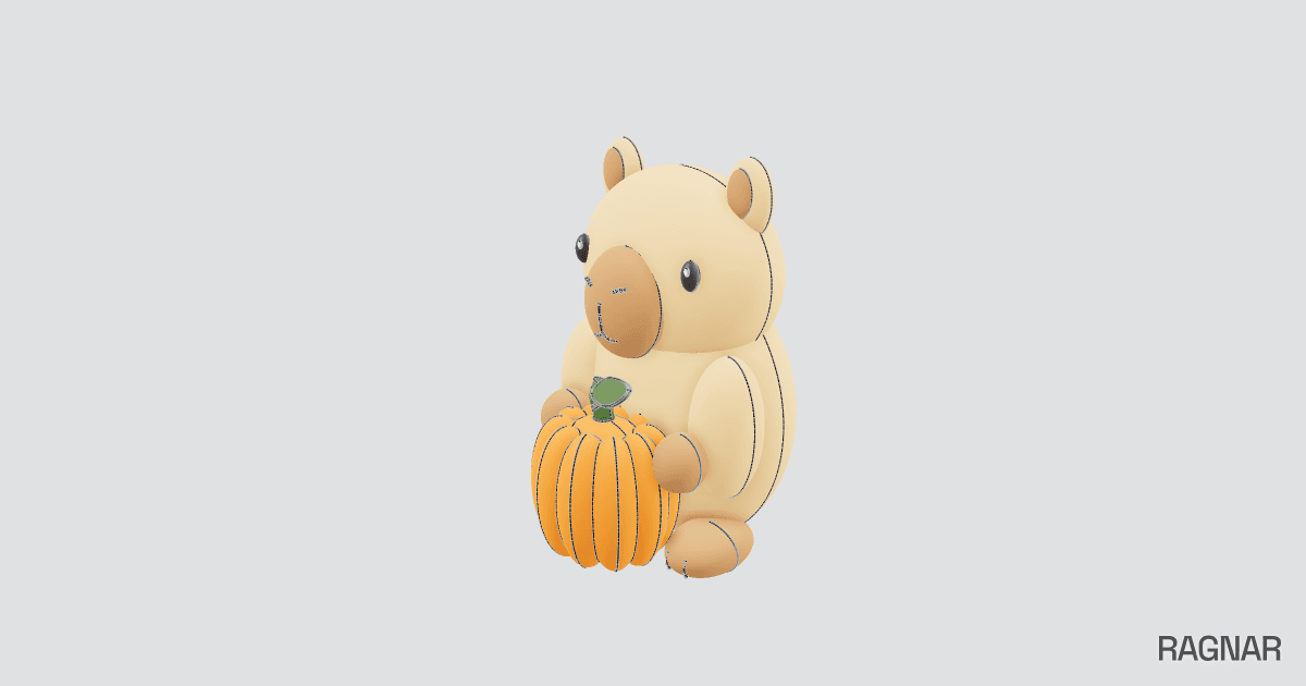 Bear with Pumpkin