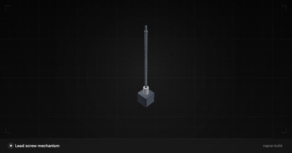 Lead screw mechanism