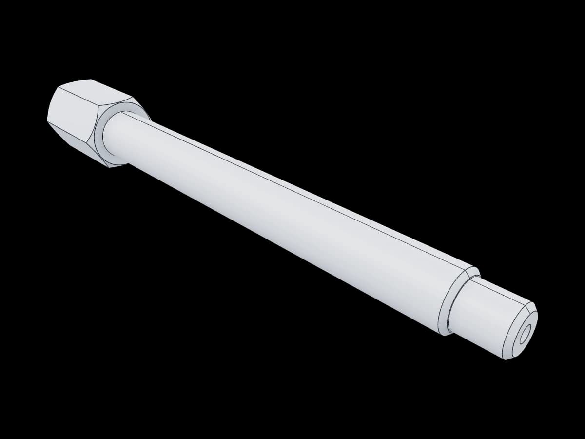 Hex-Head Threaded Pin