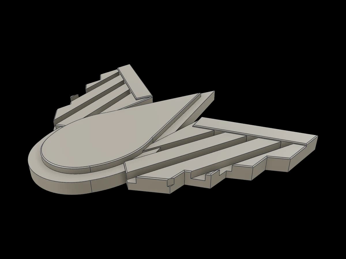 Winged Blood Drop Insignia