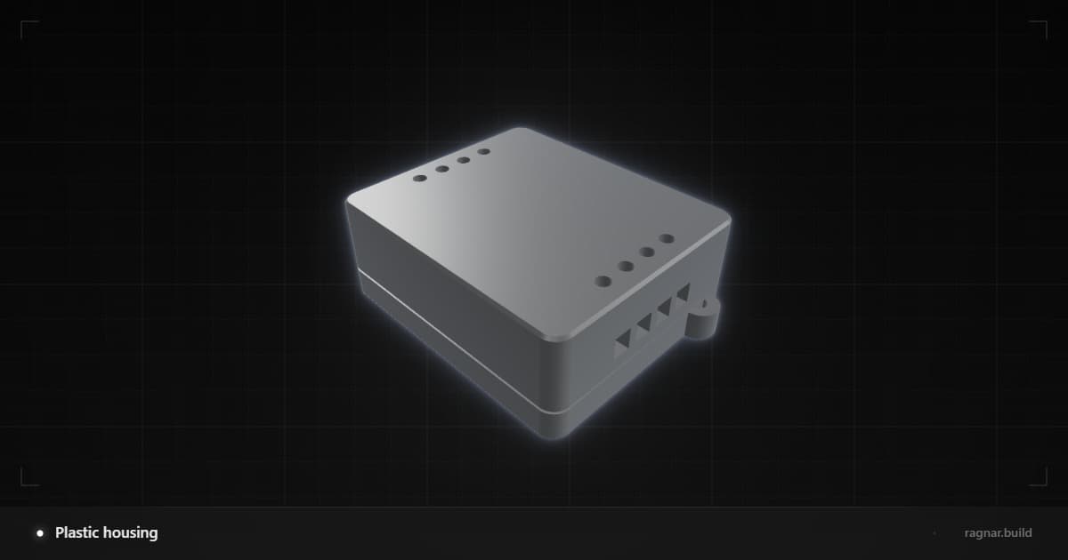 Plastic housing
