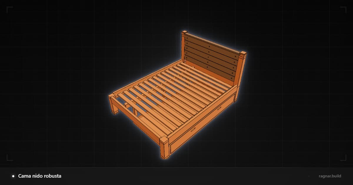 Queen Bed with Trundle