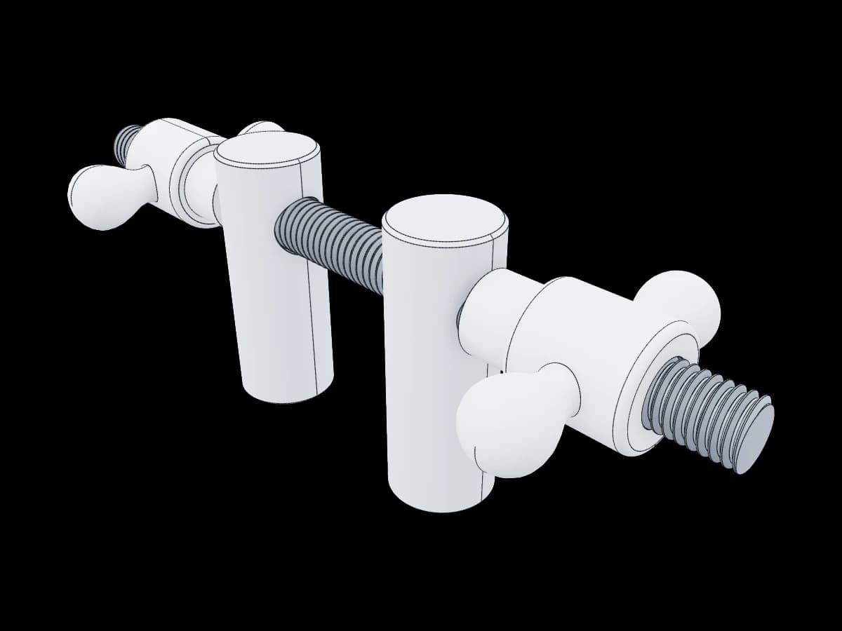 Cylindrical Bolt Assembly 20 mm