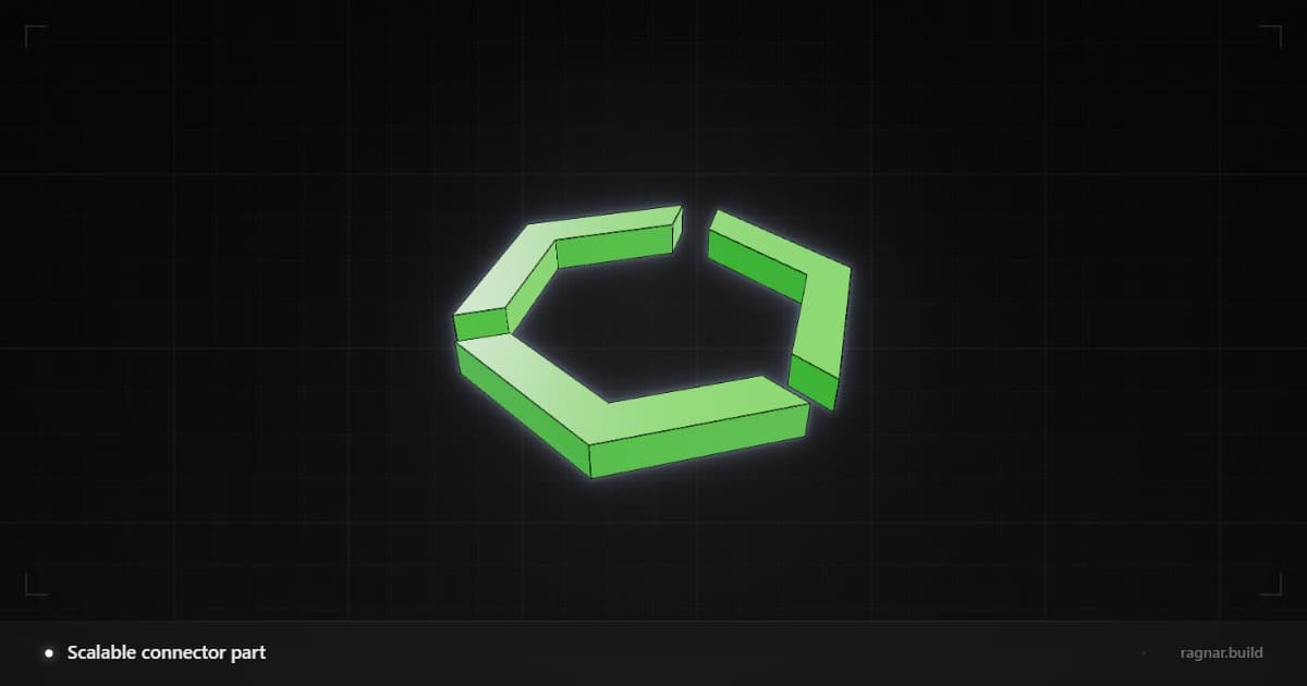 Scalable connector part