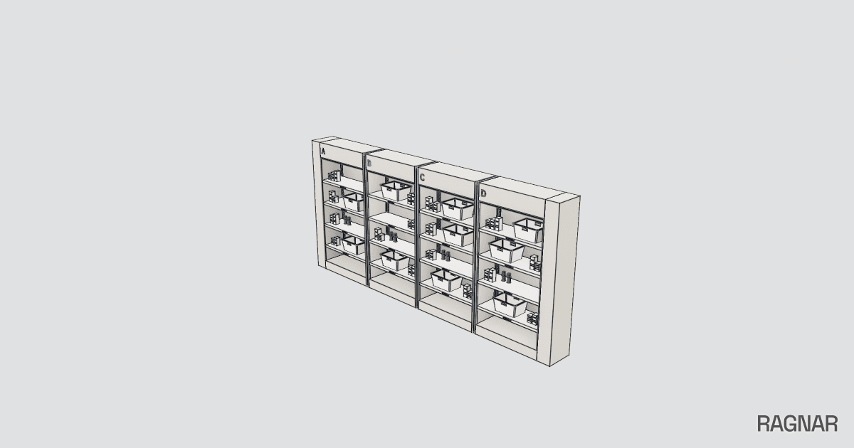 Modern Clinic Shelf