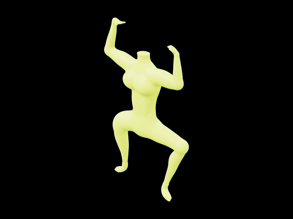 Organic Human Figurine