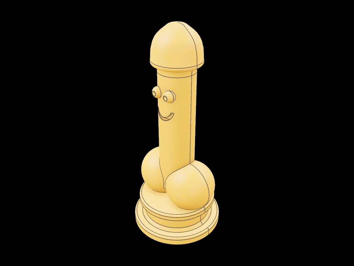 Funny Penis Trophy