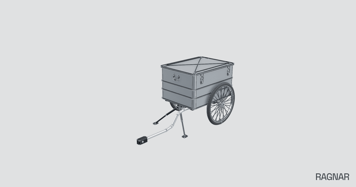 Heavy-duty Bicycle Trailer