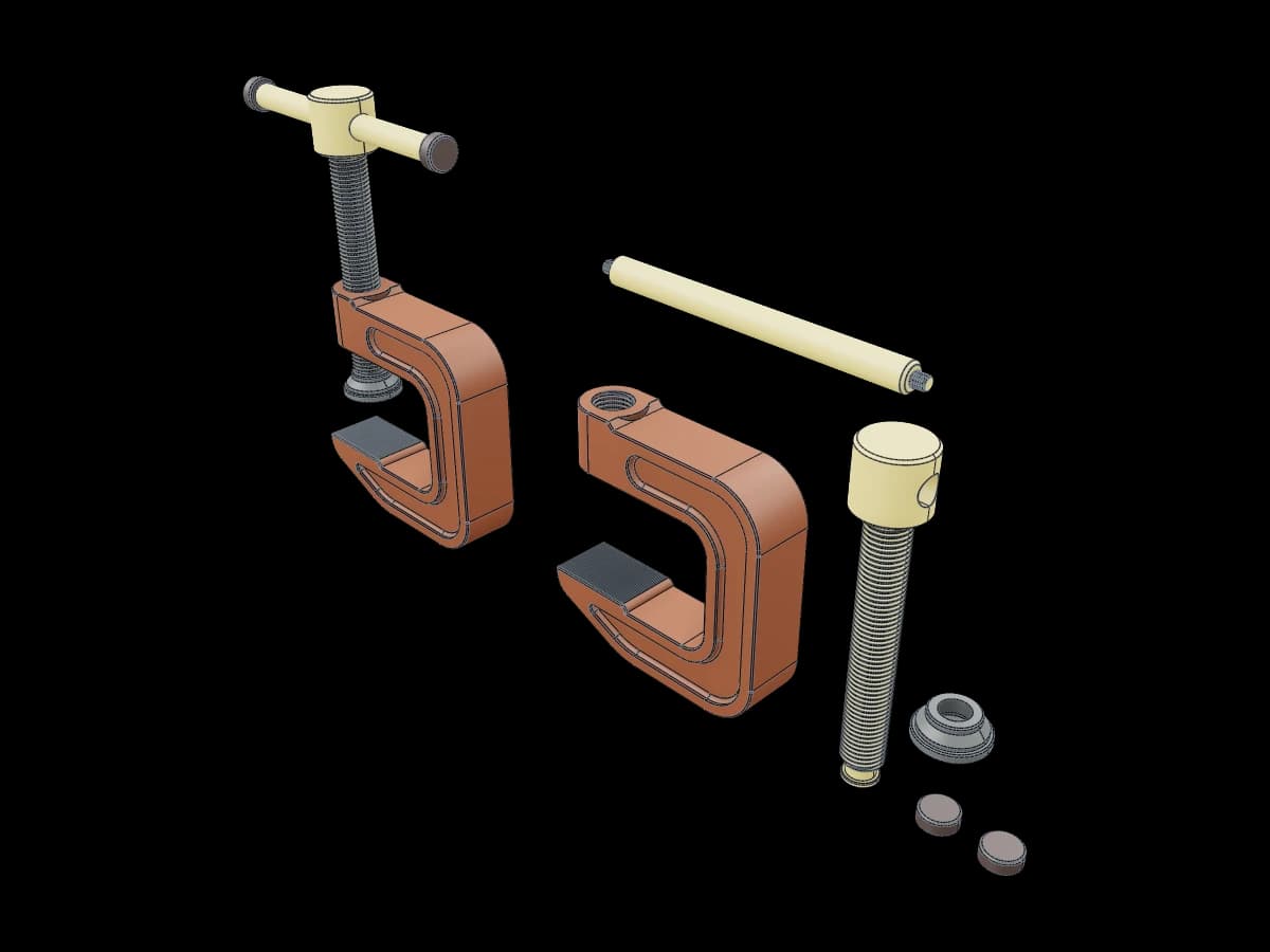Industrial C-Clamp Assembly