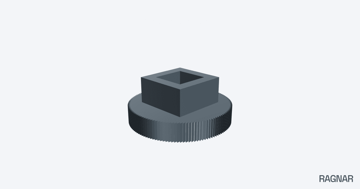 Large Threaded Sprocket