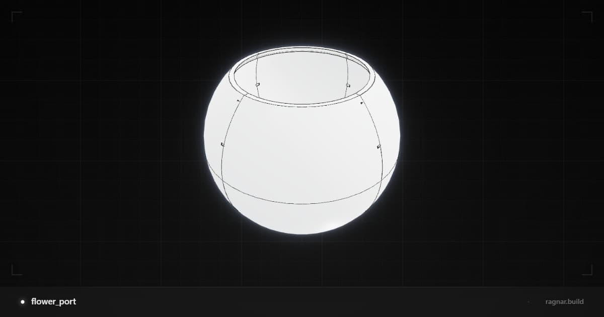 Sectional Spherical Planter