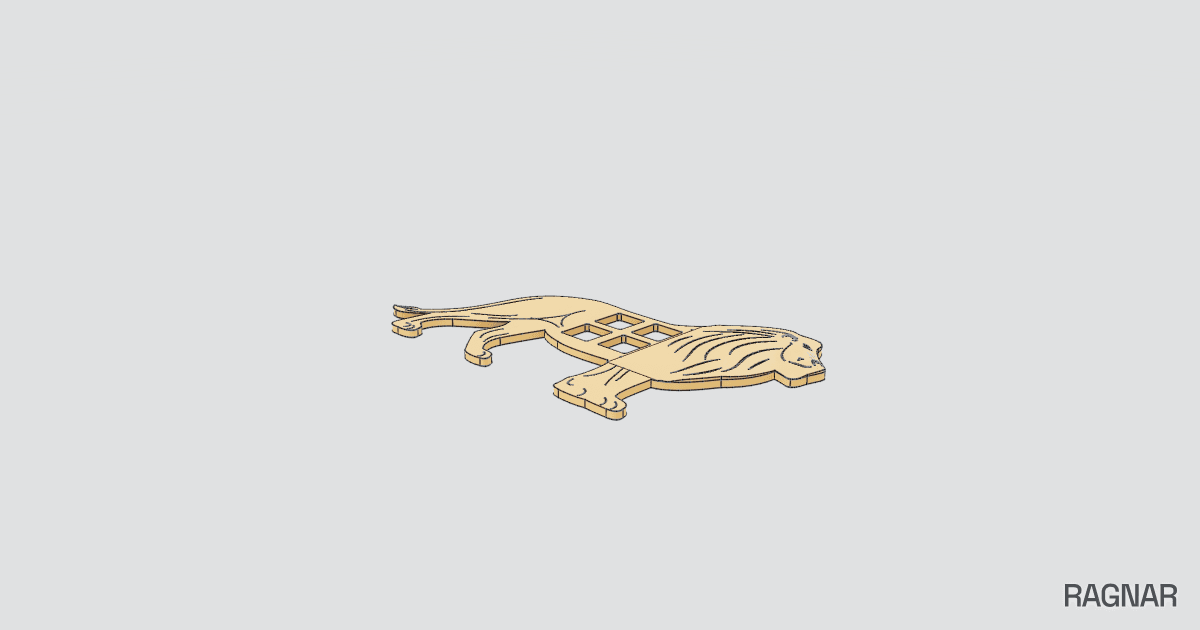 Lion Face Frame