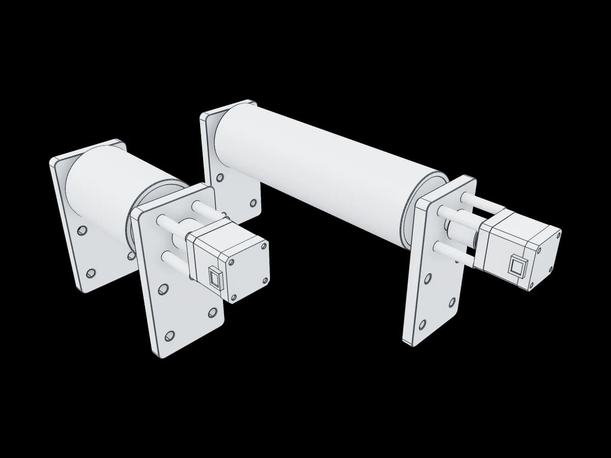Motorized Rubber Rollers