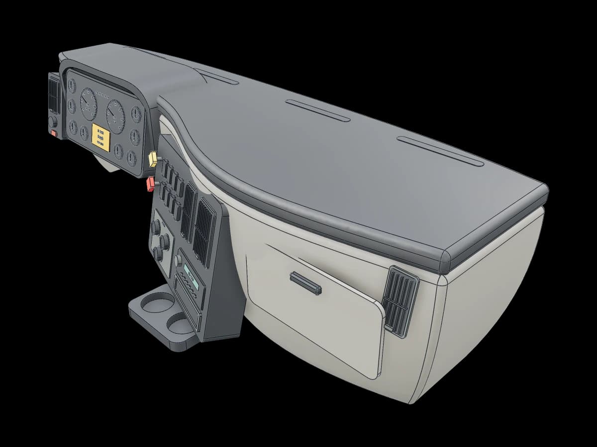 Volvo VNL670 Dashboard