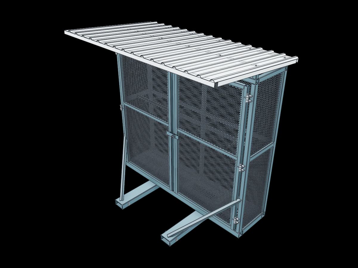 Cylinder Storage Cage