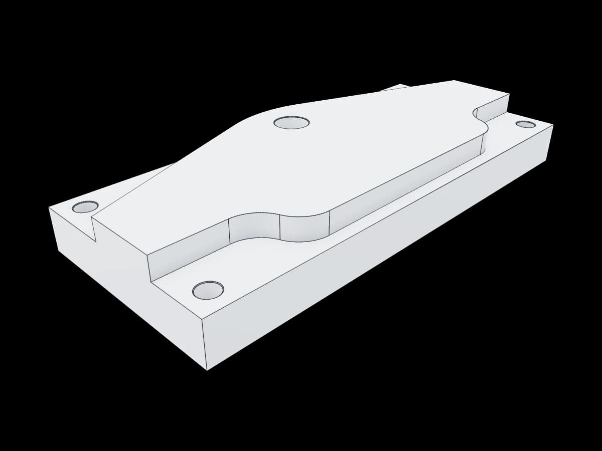 Symmetrical mechanical part