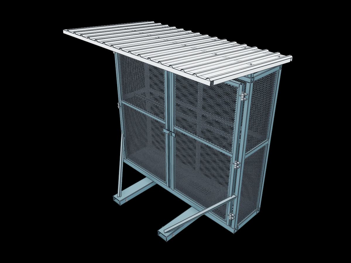Cylinder Storage Cage