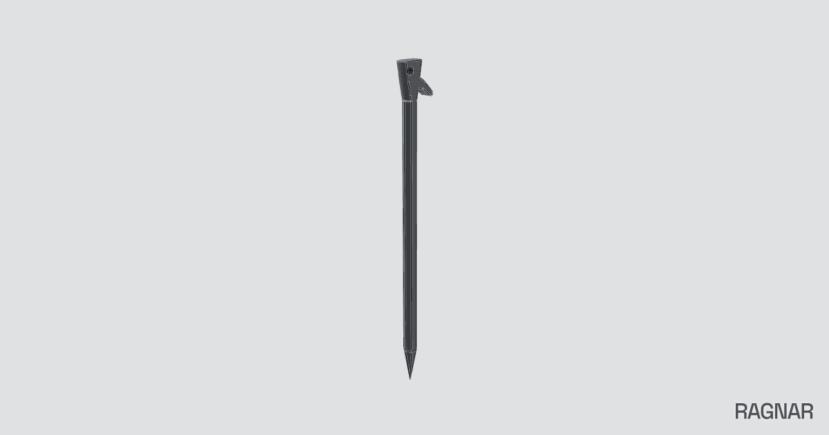 Carbon fiber tent stake