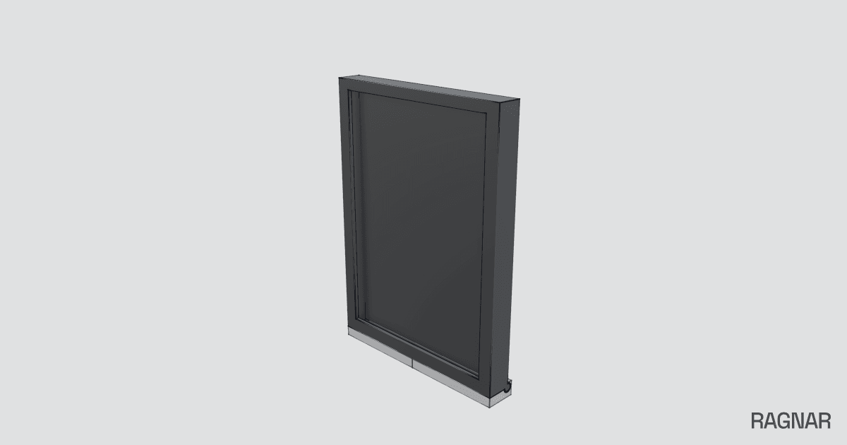 Two-part hinged base