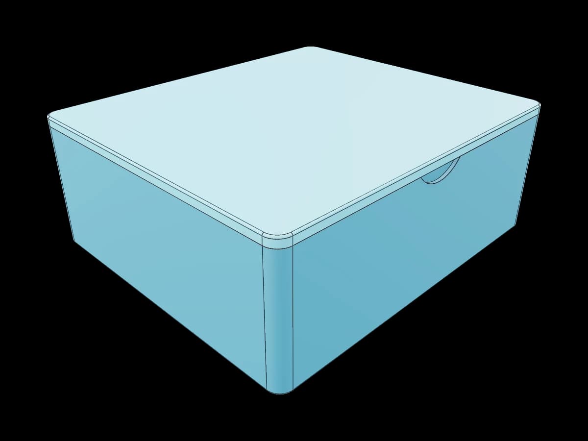Square Lidded Box