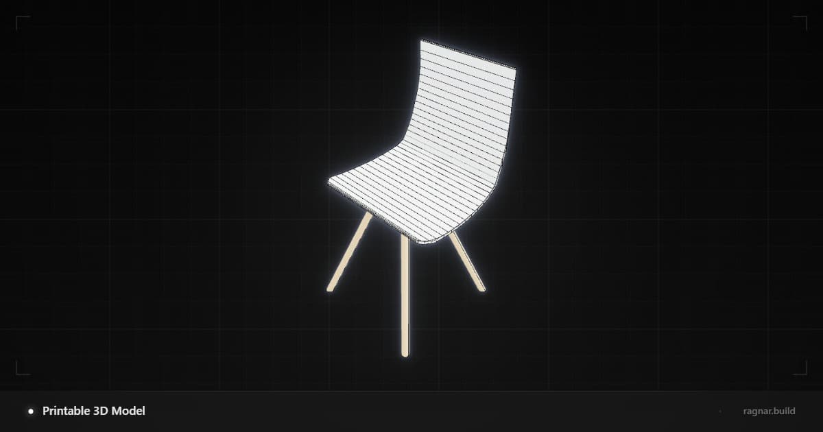 Modern shell chair