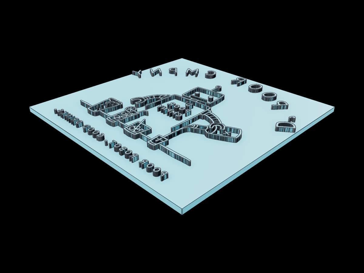 Square Contour Plate